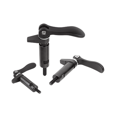 Hook clamps with collar and cam lever