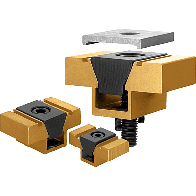 Wedge clamps machinable
