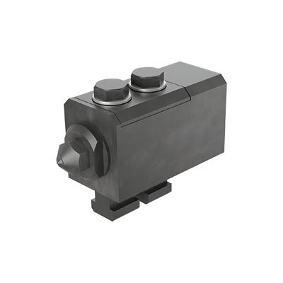 Side clamp, steel with clamping point