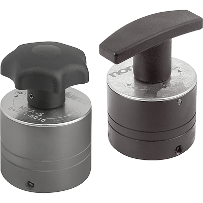 Clamp nuts with star or T-grip