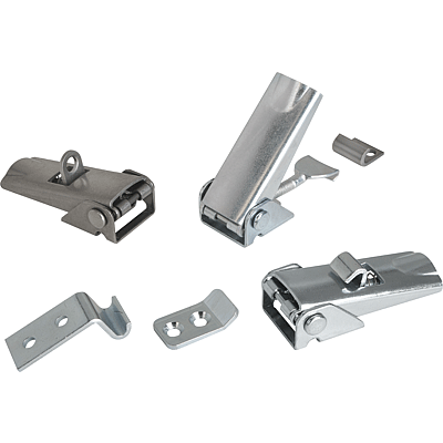 Adjustable Latches screw-on holes covered