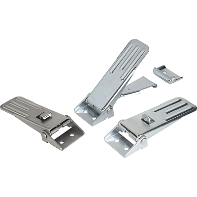 Adjustable Lataches screw-on holes visible