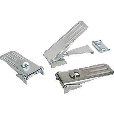 Adjustable Latches screw-on holes covered
