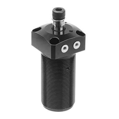 Swing clamp pneumatic screw-on with flange