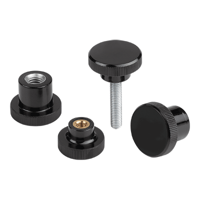 Knurled knobs