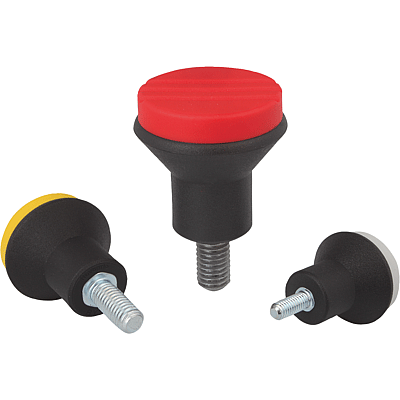 Mushroom Knobs with external thread