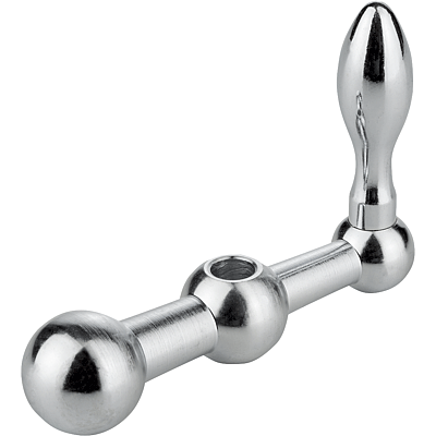 Crank handles balanced