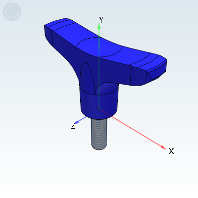 T-grip visually detectable
