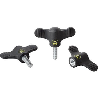 Wing grips antistatic