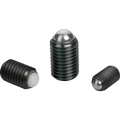 Ball-end Trust Screws without head, with full ball