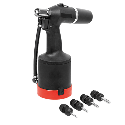 Pneumatic installation tools for threaded inserts