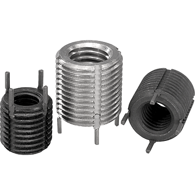 Threaded inserts reinforced