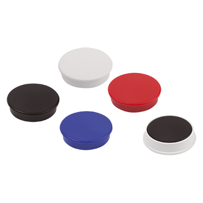 Retaining magnets hard ferrite