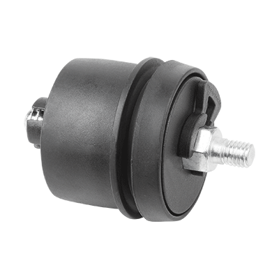 Bearing flange for feed roller