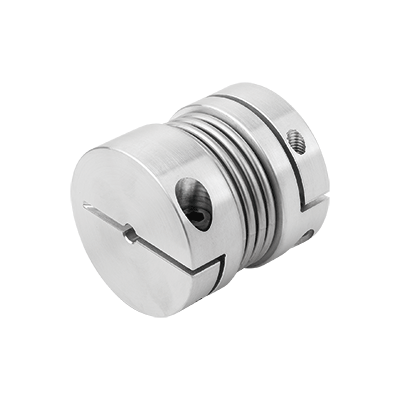 Metal bellows couplings, short type with clamp hubs