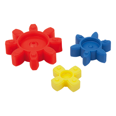 Spider, play-free for elastomer dog couplings