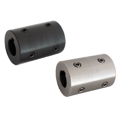 Rigid couplings Clamped via grub screw