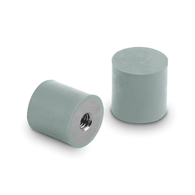 Rubber buffers stainless steel, type E