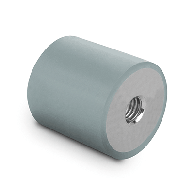 Rubber buffers stainless steel, type C