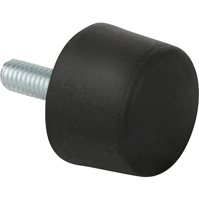 Rubber buffers conical