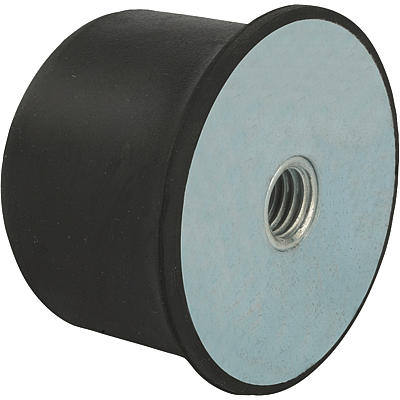 Rubber buffers spherical
