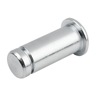 Bolt with groove for shaft lock suitable for clevis joints