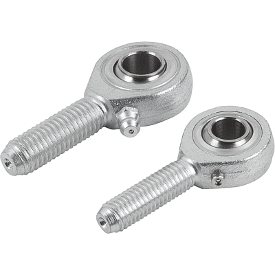 Rod ends with ball bearing, external thread DIN ISO 12240-4