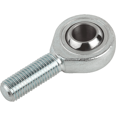 Rod ends with plain bearing external thread, DIN ISO 12240-4