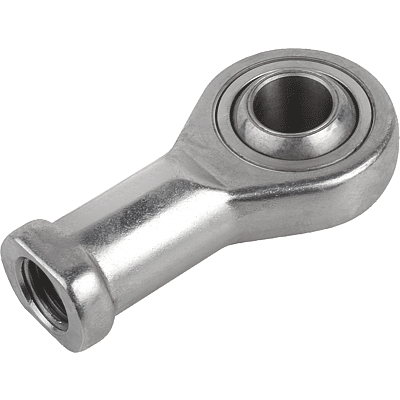 Rod ends with plain bearing internal thread, stainless steel DIN ISO 12240-4