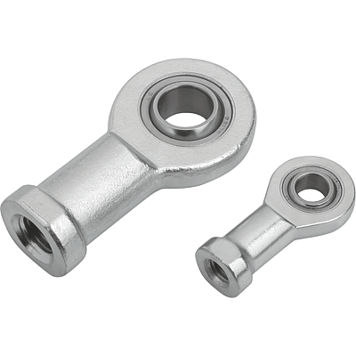 Rod ends with plain bearing internal thread, narrow version DIN ISO 12240-4