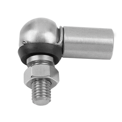 Angle joints stainless steel like  DIN 71802, Form CS with sealing cap