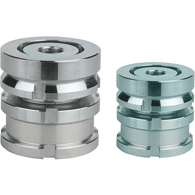 Levelling sets spherical washer with locknut