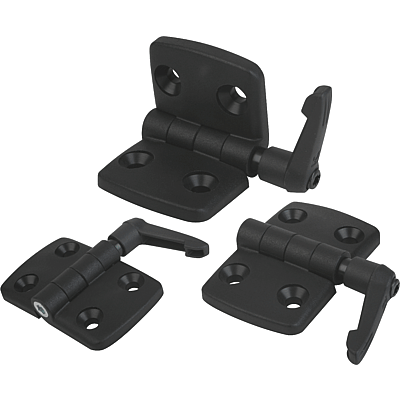 HIntes plastic with locking lever