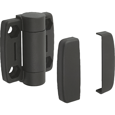 Hinges plastic, with adjustable friction