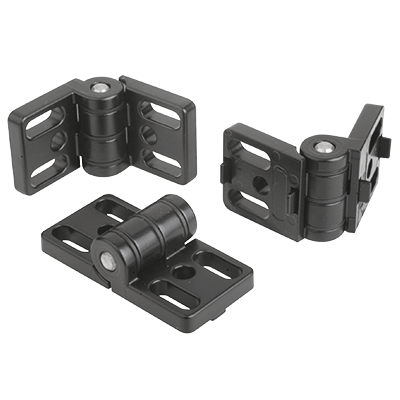 Hinges die-cast zinc, with elongated holes