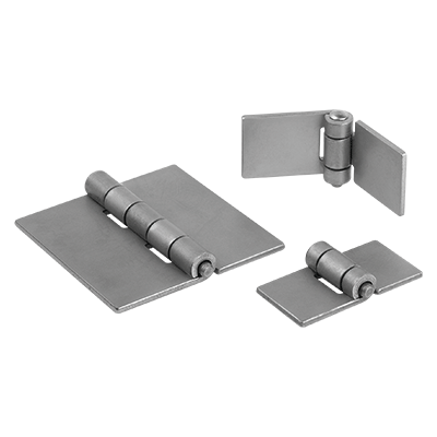 Hinges steel or stainless steel weldable