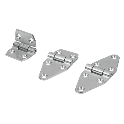 Hinges steel  maintenance-free