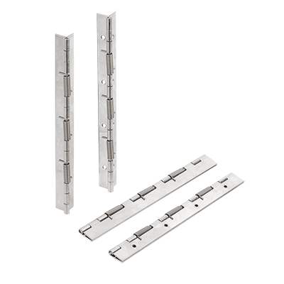 Spring hinges steel or stainless steel, 240 mm