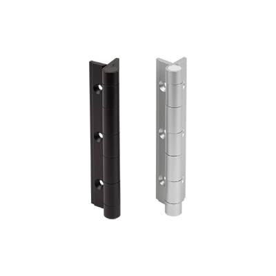 Spring hinges aluminium profile, 0.7 Nm, long version