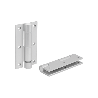 Spring hinges aluminium profile with damping