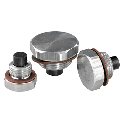 Screw plugs aluminium with magnet
