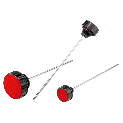 Vent screws with dipstick