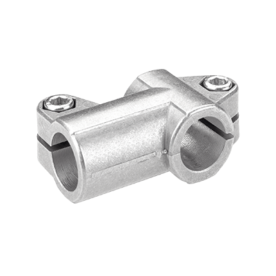 Tube clamps T-angle, aluminum