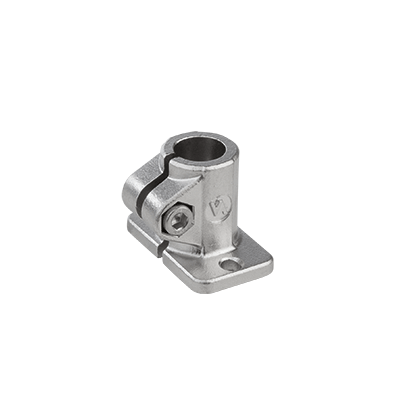 Tube clamps base, stainless steel