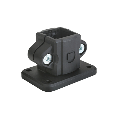 Tube clamps base, plastic