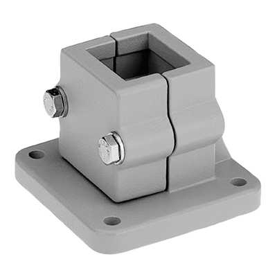 Tube clamps base aluminium