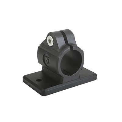 Tube clamps flange, plastic