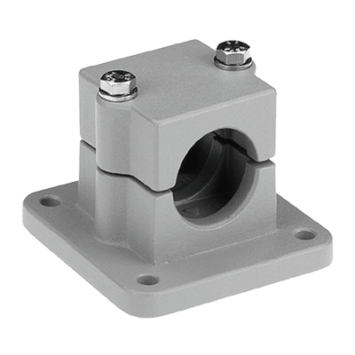 Tube clamps flange aluminium