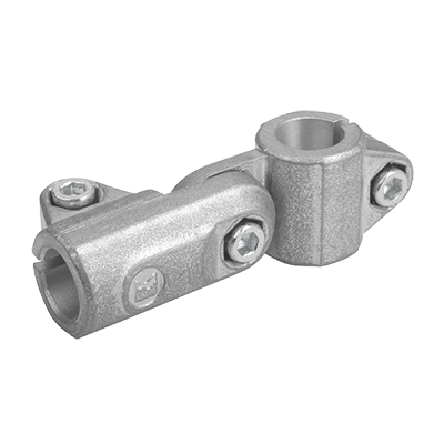Tube clamps swivel, aluminium