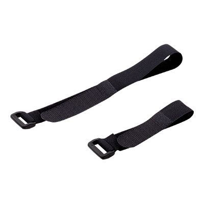 Hook and loop belt with buckle plastic self-extinguishing